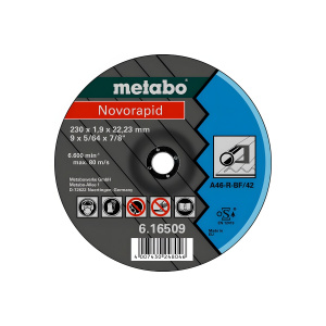 Круг отрезной 180 х 1.6 х 22.2 мм Novorapid (металл) METABO 616508000